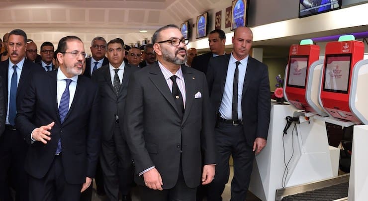 Maroc : le roi inaugure le projet d’extension de l’aéroport Mohamed V