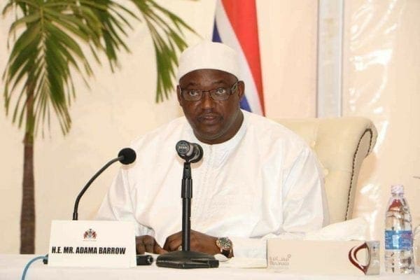 Le président gambien appelle les mauritaniens à investir dans son pays