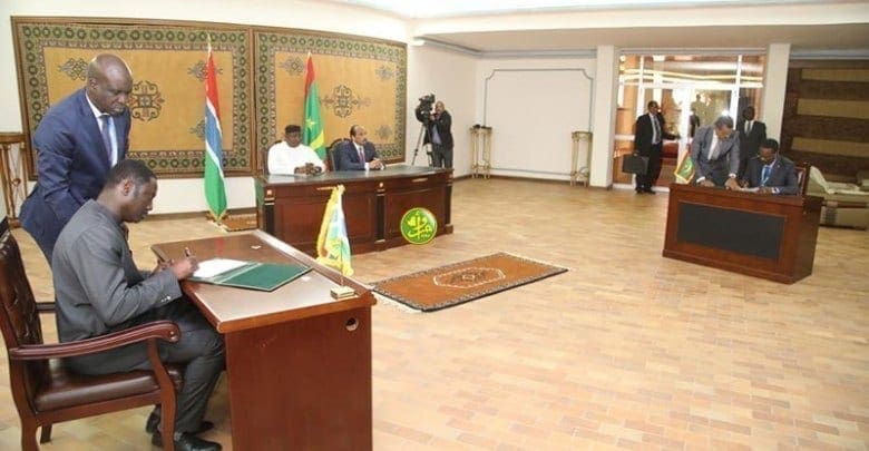 Signature d’un accord de pêche entre la Mauritanie et la Gambie