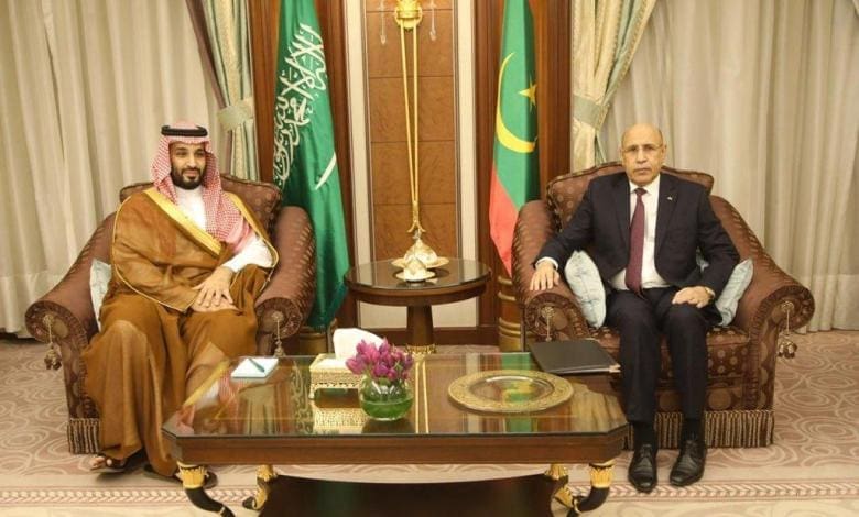 Entretiens entre le président Ghazouani et le prince héritier saoudien