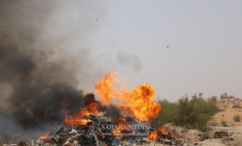 Incinération d’une dizaine de tonnes de produits périmés à Kiffa