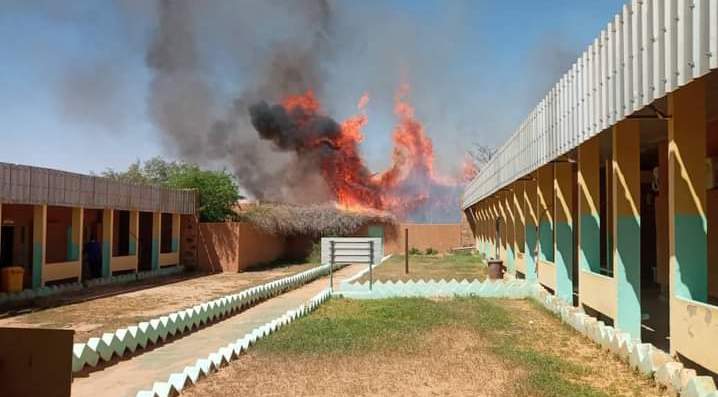 Des dégâts matériels lors de l’incendie de la direction régionale de la santé