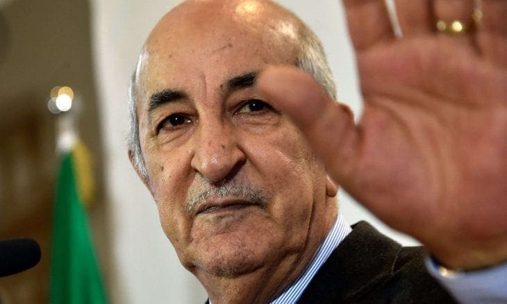 Le président algérien confiné pour raison de covid-19