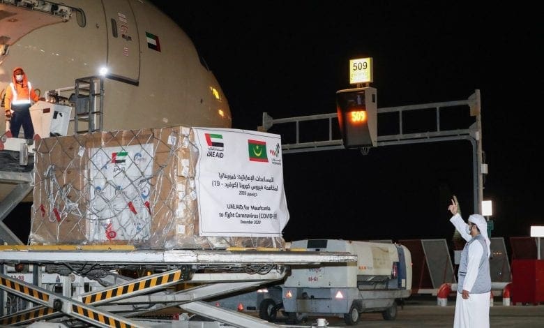 Plus de 10 tonnes de matériel médical offertes à la Mauritanie par les Emirats arabes unis