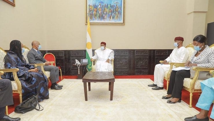 Elections présidentielles au Niger : une mission africaine a rencontré le président Issoufou