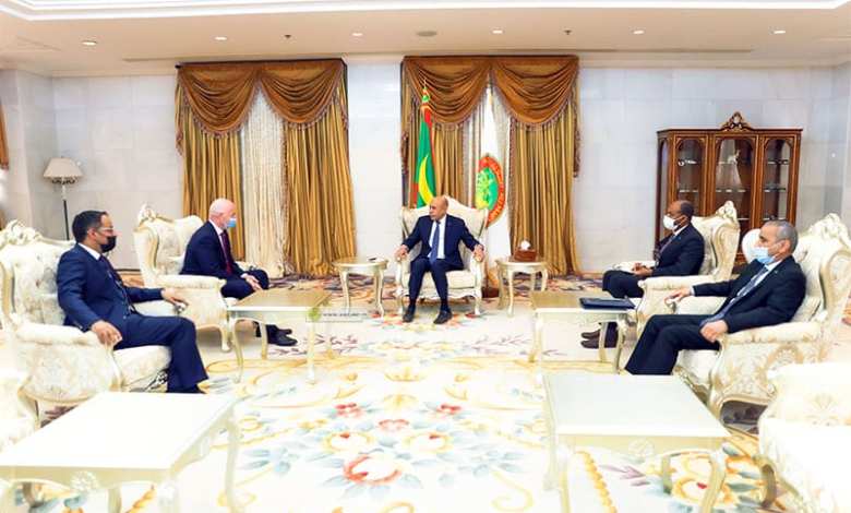 Le président Ghazouani a reçu le président de la FIFA