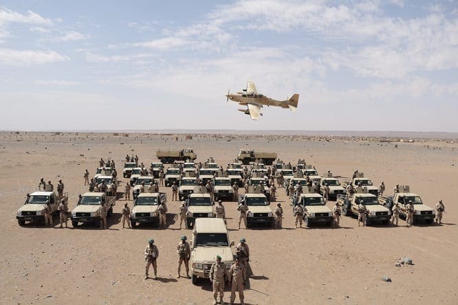 L’armée mauritanienne effectue des manœuvres dans le nord du pays
