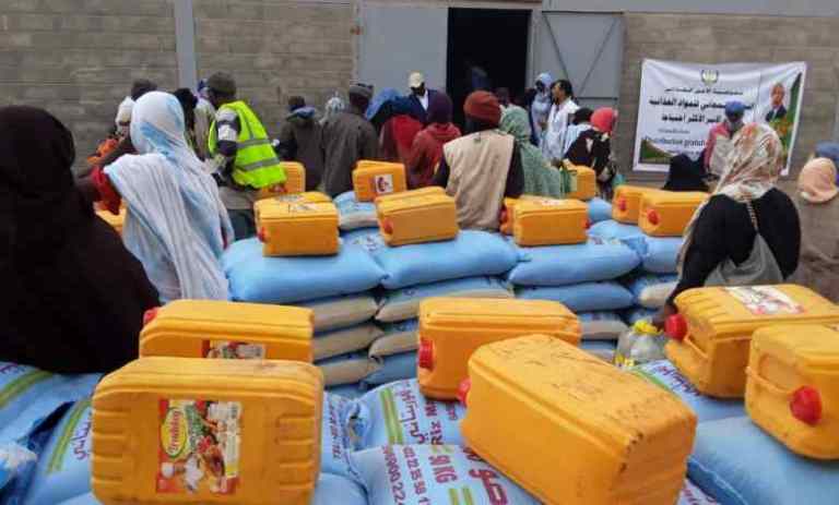 Mauritanie : distribution de vivres à 21.000 familles pauvres