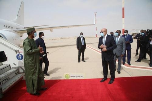 Le président Ghazouani au Tchad pour assister aux obsèques du défunt président Deby