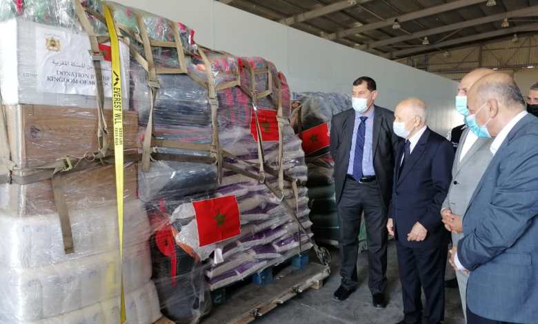 Le Maroc met en place un pont aérien pour acheminer les aides aux palestiniens