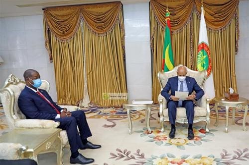 Message écrit du président Bissau guinéen au président Ghazouani