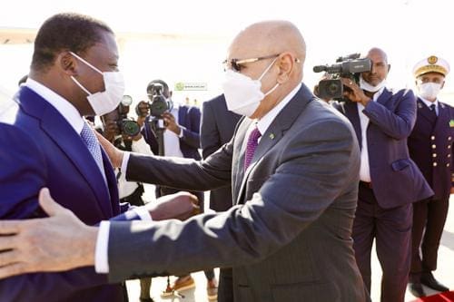 Le président togolais en visite à Nouakchott