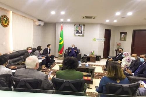 Réunion au ministère mauritanien des affaires étrangères avec des diplomates européens, américain et japonais autour de la guerre en l’Ukraine