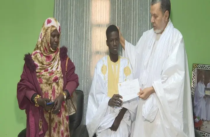 Mauritanie : distribution d’aides à des orphelins et à des handicapés