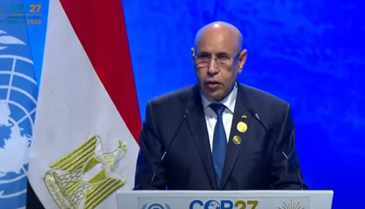 Le président Ghazouani : « nous soutenons la résilience de nos concitoyens face au changement climatique »