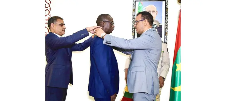 L’ambassadeur du Sénégal décoré à l’occasion de la fin de sa mission en Mauritanie
