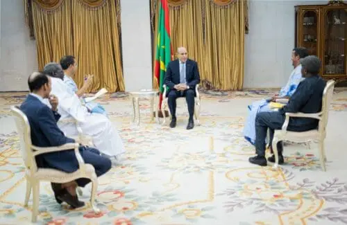 Le président Ghazouani face à la presse locale, une première depuis son arrivée au pouvoir