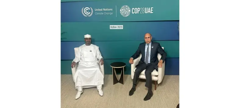 Rencontre entre les présidents Ghazouani et Deby après le retrait du Niger et du Burkina Faso du G5 Sahel