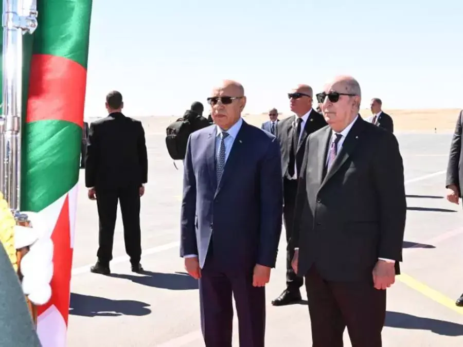Lancement du projet de la plus longue route reliant l’Algérie et la Mauritanie par les présidents des deux pays