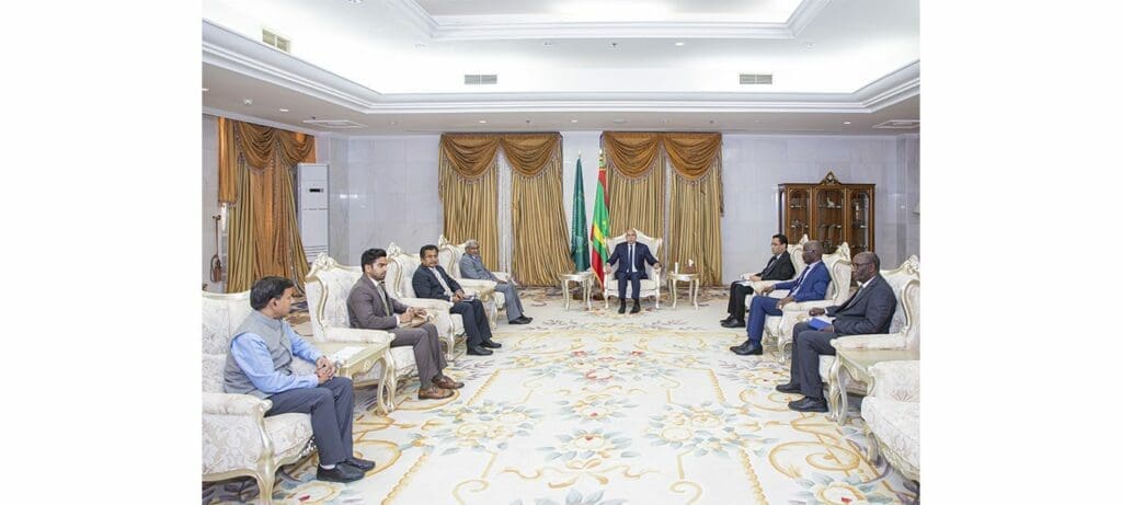 Le président Ghazouani a reçu une délégation indienne venue explorer les opportunités d’investissement en Mauritanie