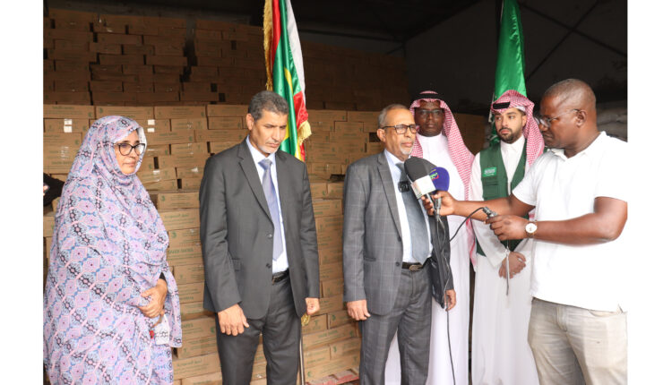 Don saoudien à la Mauritanie : 100 tonnes de dattes
