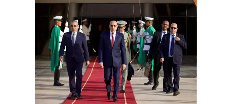 Le président Ghazouani à Dakar pour assister à l’investiture du président sénégalais élu