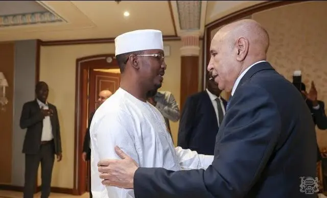 Le président Ghazouani au Tchad pour assister à l’investiture du président Deby