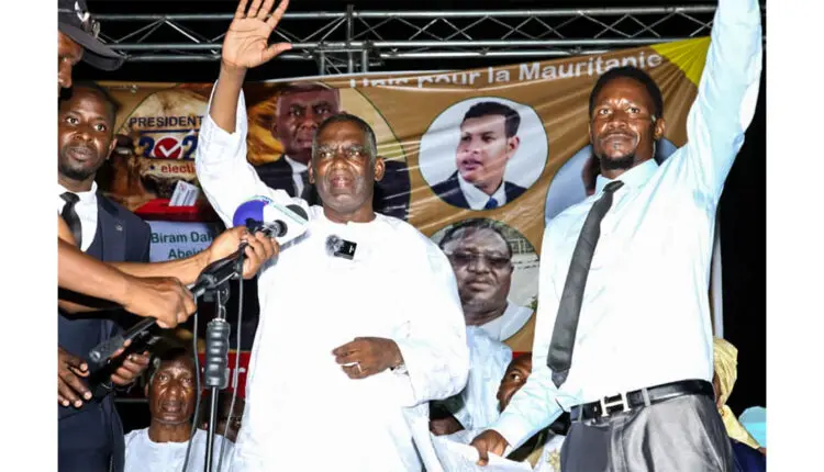 Le candidat aux élections présidentielles Biram Dah Abeid : « les villes jadis considérées comme bastions du régime lui ont tourné le dos »