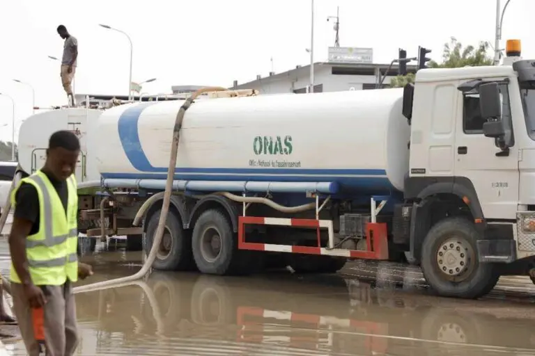 Opération de l’ONAS pour l’évacuation des eaux de pluies à Nouakchott