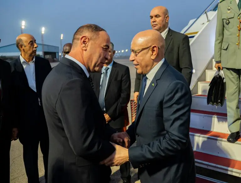 Le président Ghazouani en Libye pour rencontrer les différents protagonistes de la crise dans ce pays