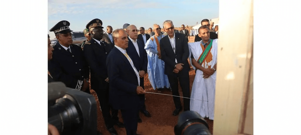 Pose par le président Ghazouani de la première pierre pour l’électrification de 25 villages au Hodh El Gharbi