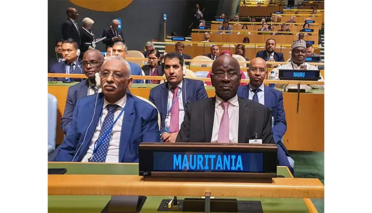 La Mauritanie représentée à la conférence internationale de New-York pour le règlement pacifique de la question palestinienne