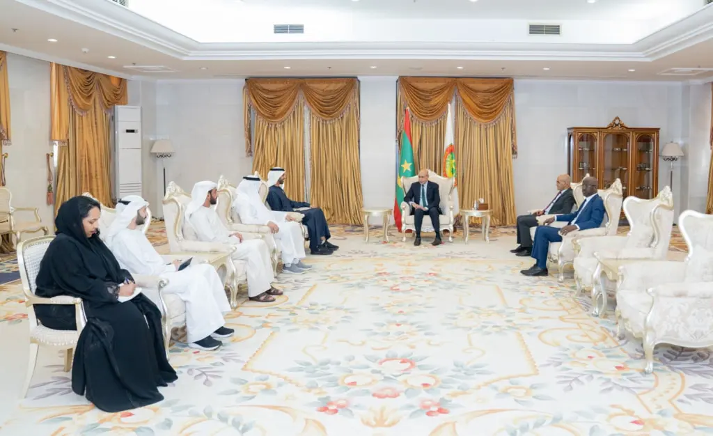 Le président mauritanien a reçu une délégation de haut niveau des Emirats Arabes Unis