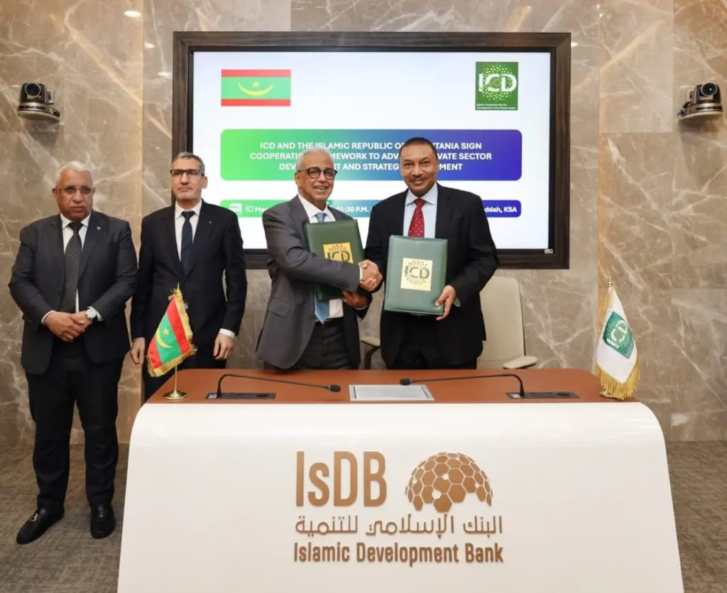 Mauritanie-ICD : signature d’un accord cadre de partenariat pour une enveloppe de 900 millions de dollars destinée soutenir des projets stratégiques