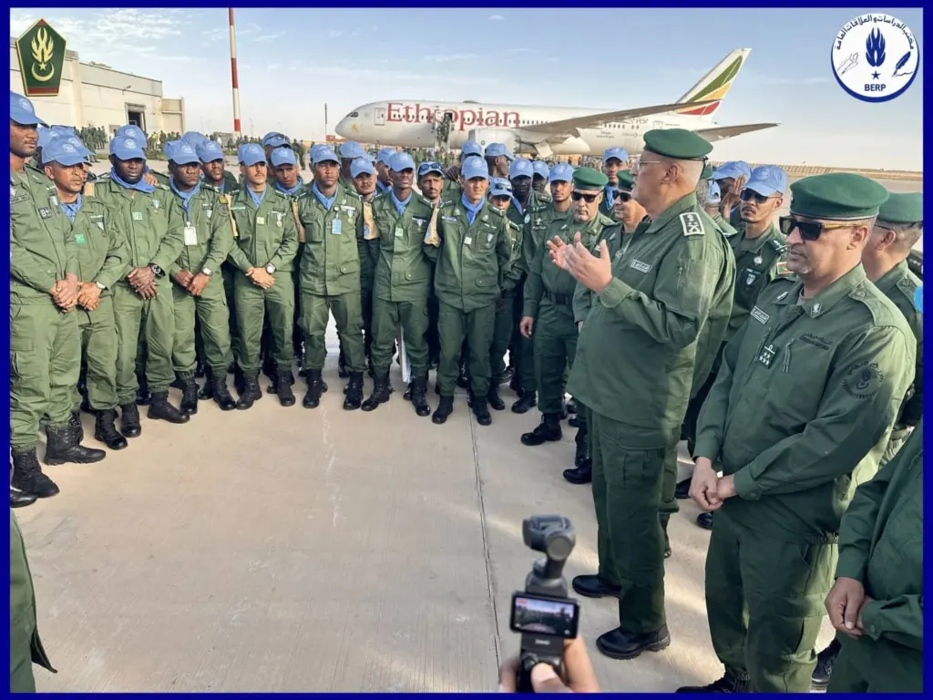 Départ pour Bangui du 20ème contingent de la gendarmerie nationale dans le cadre des opérations de maintien de la paix des nations unies