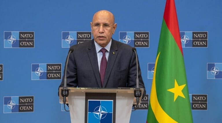 président mauritanien Mohamed Ould Cheikh El Ghazouani