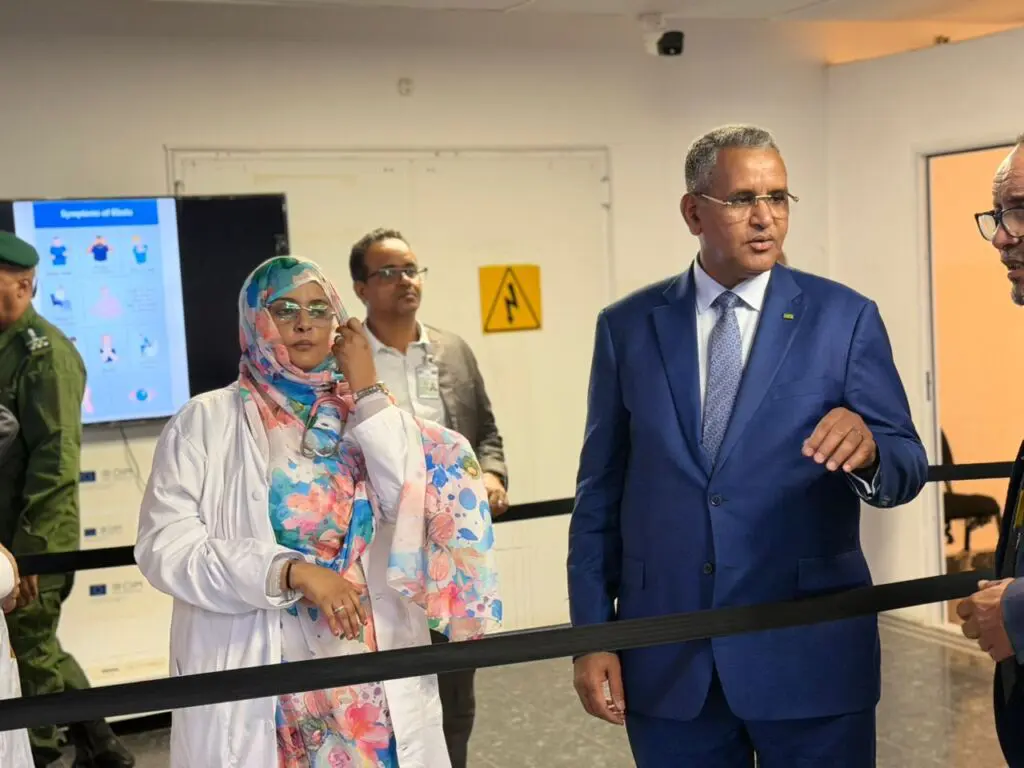 Mise en place à l’aéroport international de Nouakchott de mesures sanitaires pour renforcer la sécurité sanitaire