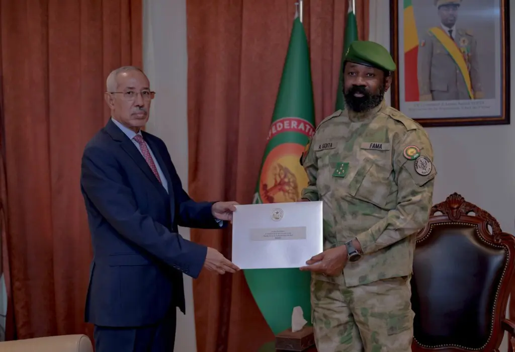 Emissaire présidentiel mauritanien au président de la transition malienne