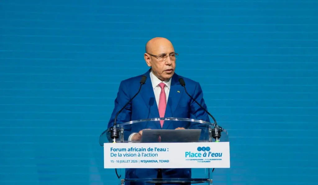 forum africain sur l’eau à N’Djamena : le président mauritanien appelle à la mobilisation des financements pour garantir la sécurité hydrique en Afrique